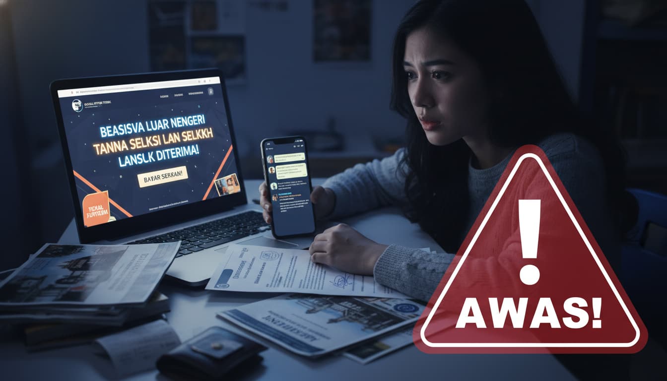 Hoaks Kuota Beasiswa Luar Negeri Tanpa Seleksi: Menelisik Modus Penipuan Agen Perjalanan