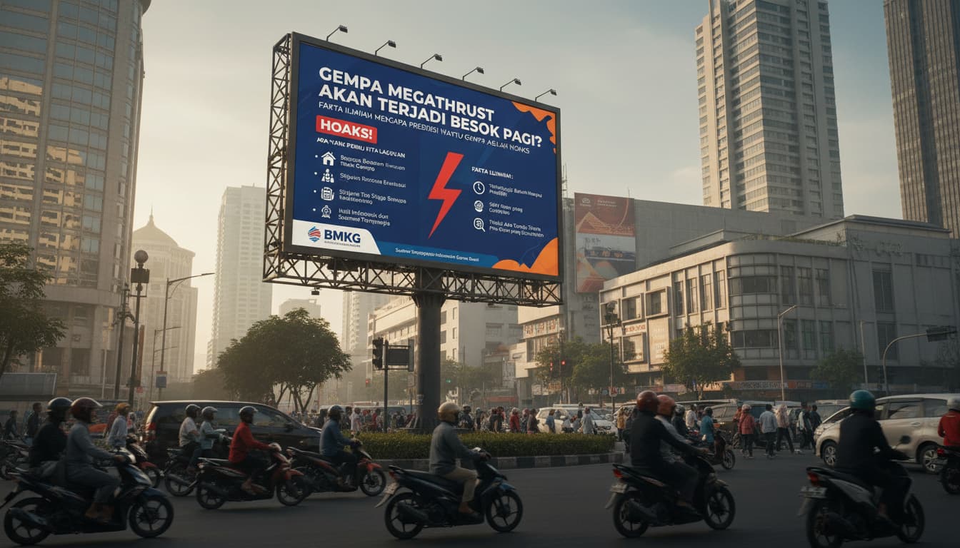 Gempa Megathrust Akan Terjadi Besok Pagi? Fakta Ilmiah Mengapa Prediksi Waktu Gempa Adalah Hoaks