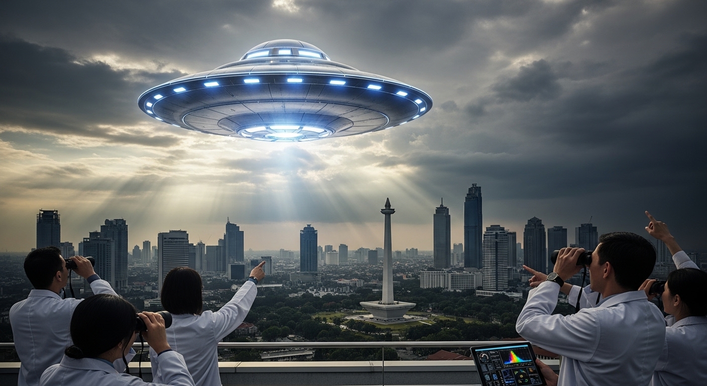 Foto UFO di Langit Jakarta: Analisis Ilmiah Mengungkap Fakta di Baliknya